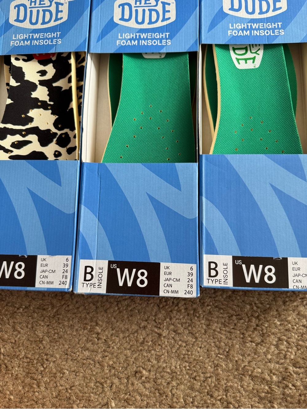 Women’s Hey Dude Insoles 🩵 - Picture 2 of 2